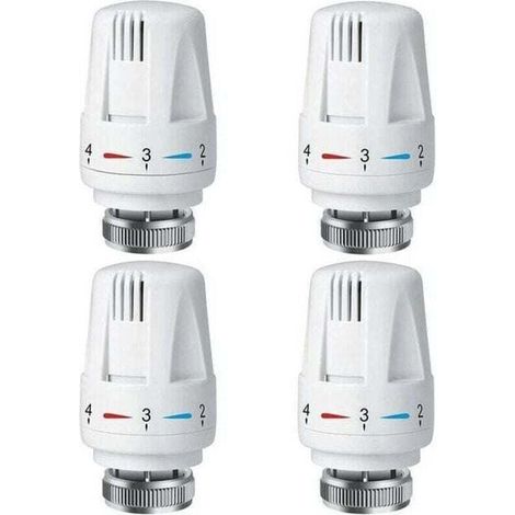 4 PCS thermostatique de radiateur PCS, XU, Thermostat TRV M30 1,5, Vanne radiateur, Vannes pour système chauffage maison KZQ - KZQ (1/4)