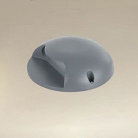 TrAdE Shop Traesio - Mini Faretto Segnapasso Led 4 Watt Rotondo Grigio 440lm Luce Naturale 4000k 33627 - (1/3)