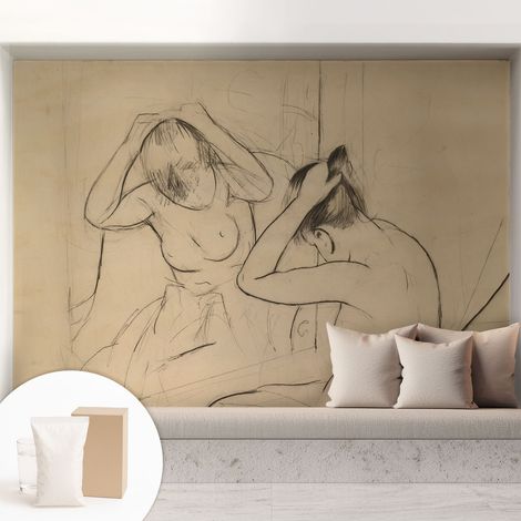 Papier peint intissé décoratif pour salon chambre et cuisine Facile à poser avec colle Élégance artistique 208x146 cm (1/5)