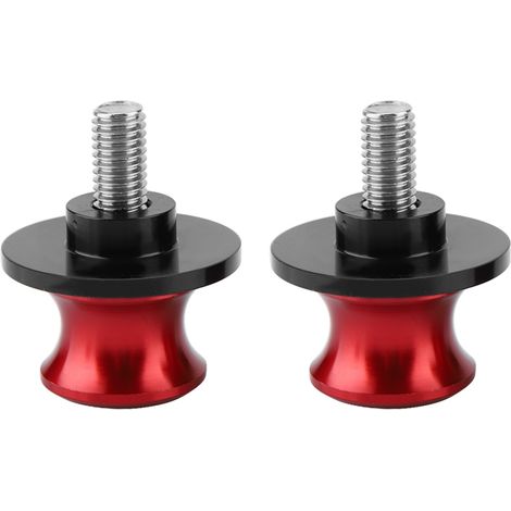 aqxreight - Support de curseurs, Support arrière de Moto CNC à Bras oscillant, glissières de Bobine de Bras oscillant, bobines de Bras oscillant 2 pièces 6 mm(Rouge) (1/5)