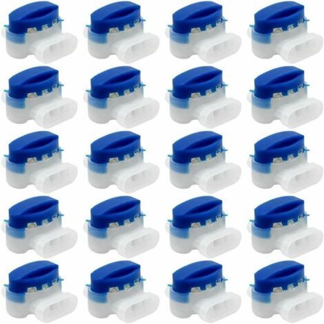 20 Pièces connecteurs de câble, 314 connecteurs de câble remplis de gel résines terminaux, connecteur Étanche raccords de câbles pour jardin extérieur robot voiture Tondeuse