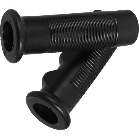 2 Stück Schwarze Sicherheitsgriffe für Rollstuhllenker aus