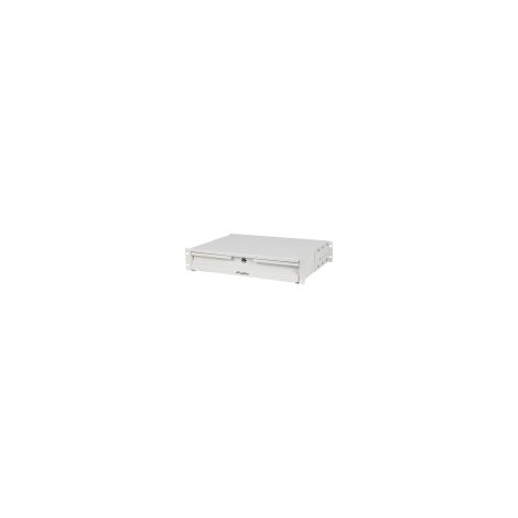 CAJON LANBERG PARA RACK 19 2U 483X360MM HASTA 90KG GRIS CIERRE FRONTAL