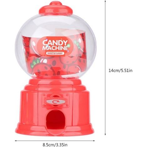 Machine à bonbons - - Rouge - En plastique - Portable (1/5)