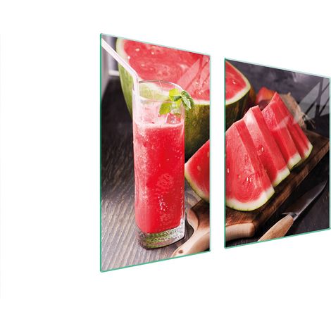 PLATO DE VIDRIO Y TABLA DE CORTAR 100x52 SANDÍA (1/5)
