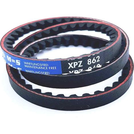 Courroie type trapézoïdale crantée XPZ862