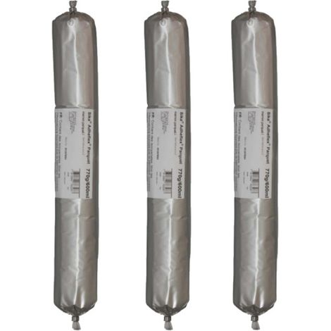 Set von 3 flexiblen Klebstoffen SIKA Adheflex Parquet - 600 ml