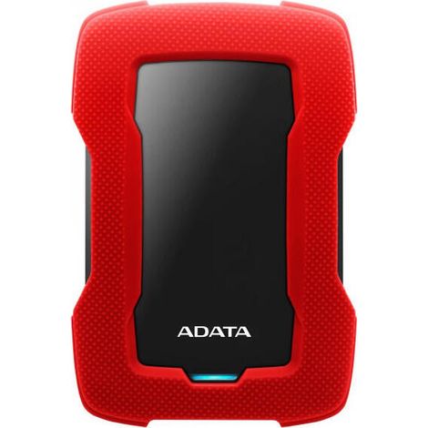 Disco duro externo adata HDD HD330 de 2 TB USB 3.1 negro rojo (1/4)