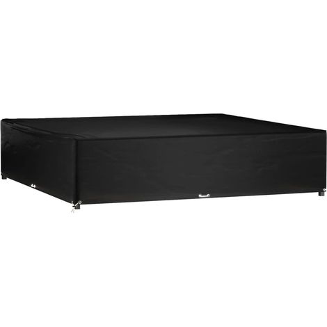 Funda para muebles de jardín 16 ojales cuadrada 240x240x55 cm vidaXL