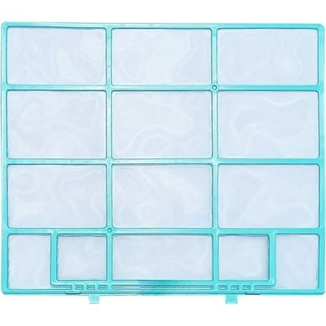 Lot de 2 filtres de climatisation - Grille intérieure - Filtre à poussière - Accessoire pour climatiseurs split - Facile à installer et lavable - Filtre universel de climatisation (32 x 27,5) (1/5)