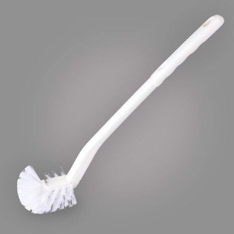 Scopino per WC in plastica con manico lungo, forte decontaminazione, spazzole per la pulizia, accessori per il bagno (scopino per WC)
