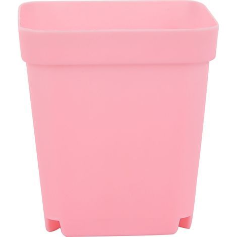 Dekorativer Gartenblumentopf, Pflanzgefäß für Sukkulenten-Setzlinge für Garten und Balkon, rosa (1/5)