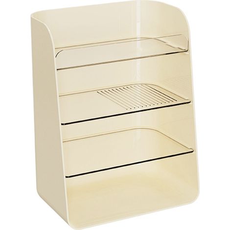 Boîte de rangement cosmétiques grande capacité multicouche organisateur maquillage de comptoir chambre maison (1/5)