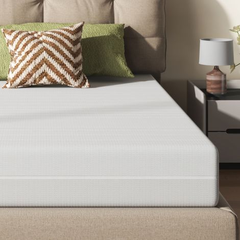 Materasso 140x200, altezza 20 cm, materasso ergonomico in schiuma a freddo, tessuto con superficie morbida, rigidità media (1/5)
