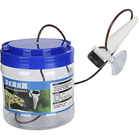 Goutteur d'eau pour Reptiles, Outil d'irrigation Goutte à Goutte pour Plantes d'irrigation Gecko à Crête Nourriture pour Geckos pour Autres Petits Reptiles pour Caméléons (1/5)