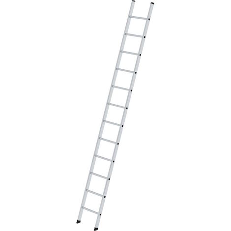 Günzburger Steigtechnik Sprossen-Anlegeleiter ohne Traverse 12 Sprossen - 010012 (1/3)