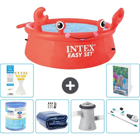 Intex Piscina Easy Set Rotonda - Granchio - 183x51 cm - 7-pezzi  S27