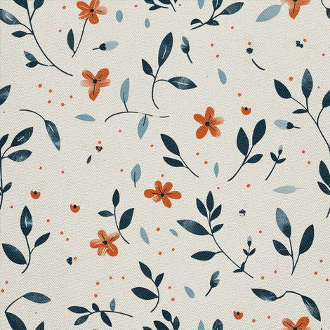 Telas decorativas Oxford para exteriores - Motivo Flores I DX5112 (1/5)
