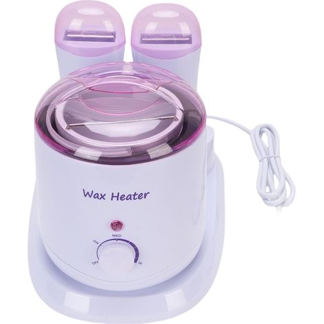 Machine à Cire en Rouleau de 180 W, Couvercle Transparent avec Bouton de Contrôle de la Température, Conception à Double Rouleau pour un Usage Domestique (Prise UE 220V) (1/5)