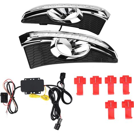 Zweifarbige LED-Tagfahrlichter für Chevrolet Captiva 11-13 (ein Paar, Übergröße, Versand über separate Linie) (1/5)