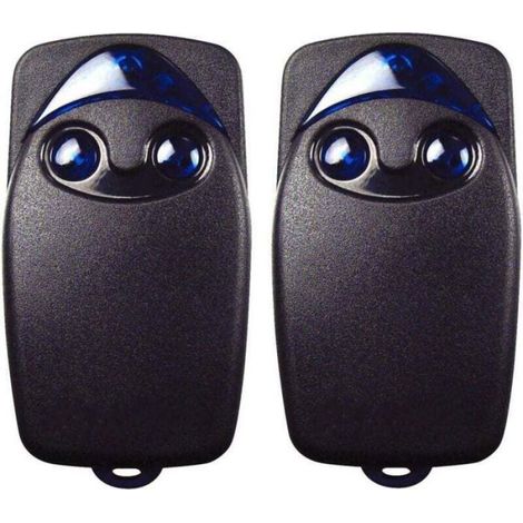 Télécommande Porte Garage - 433,92 MHz - 2 Boutons - Portée 50 M - Compatible FLO2R INTI1 ON1 - 1 Pièce (1/4)