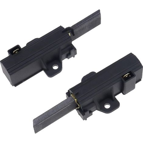 Paire de balais de charbon pour lave-linge Indesit Whirlpool AEG Zanussi (1/4)