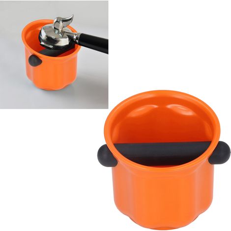 Récipient à marc de café en plastique, seau à vide, récipient à marc de café ménager, pièces en plastique pour machine à café, bac de recyclage du marc de café, couleur orange gélatineuse (1/5)