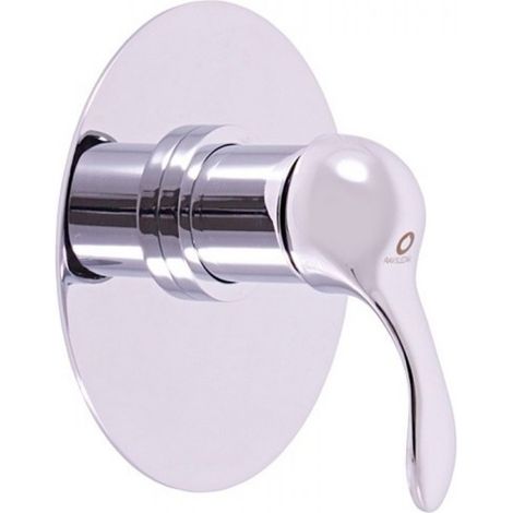 Mitigeur douche encastrable LABE en laiton chromé (1/3)