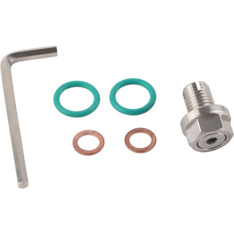 Bouchon de vidange surdimensionné Piggyback en acier inoxydable, kits de réparation de filetage de carter d'huile autotaraudeur avec clé hexagonale, joint torique M12.1-1.5x15mm (1/3)