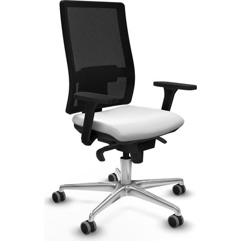 piqueras-y-crespo Sila de Oficina Chaise Blanc Confort Bureau