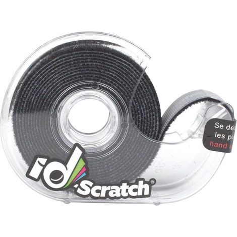 Nastro velcro - bobina 2m x 2cm - colore nero