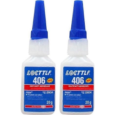 2 tubes de colle instantanée Loctite 406 de 20 g (1/5)