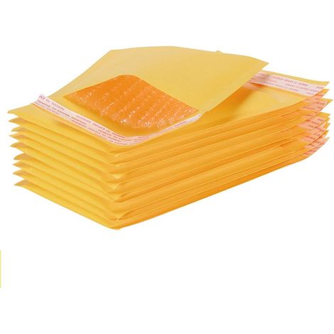 Pack of 10 A4 Padded Envelopes Padded Bubble Envelopes 210 x 297 mm Self-Adhesive for Sending Documents, Letters, Parcels (1/4)