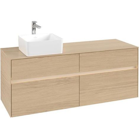 VB WTUS Collaro C046B0 1400x548x500mm avec 4 tiroirs. WT en chêne nordique