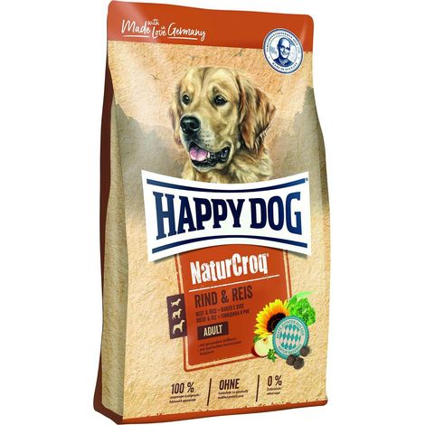Happy Dog Natur-Croq Rind & Reis 15 kg
