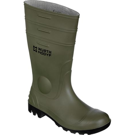 Bottes de sécurité imperméables GOREX S5 Vert 44 (1/5)