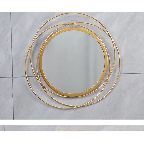 Los espejos redondos son perfectos para decorar las paredes de la sala de estar y el dormitorio. Dimensiones: 25 x 25cm. (Juego de 3) (1/5)