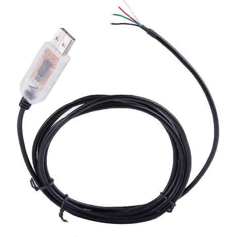 Câble convertisseur FTDI USB vers RS485 à 6 conducteurs avec connecteur à dénuder, compatible USB-RS485-WE-1800BT6 (1/5)