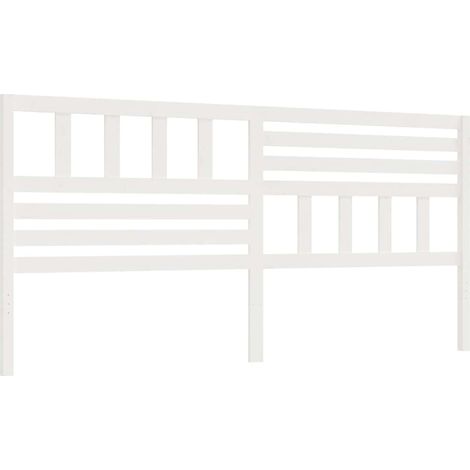 Maison Exclusive - Cabecero de cama madera maciza de pino blanco (1/5)