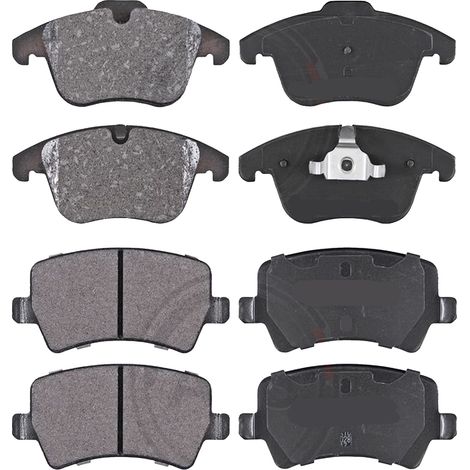KIT PASTIGLIE FRENO ANTERIORI E POSTERIORI compatibile con VOLVO V90 II STATION WAGON (235,236) / PASTIGLIE FRENANTI AUTO OEM P 86 027 P 86 028,P 86 029 P 86 030 / SOSTITUZIONE DIRETTA / BASSA POLVE (1/4)