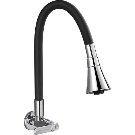 Robinet d'eau Froide Mural en Silicone Tube Universel mitigeur de Cuisine en Laiton (1/5)