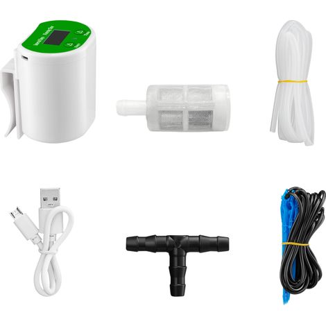 Sistemas de riego automático, kits de riego por goteo para jardines, patios, plantas en macetas, riego en vacaciones (1/3)