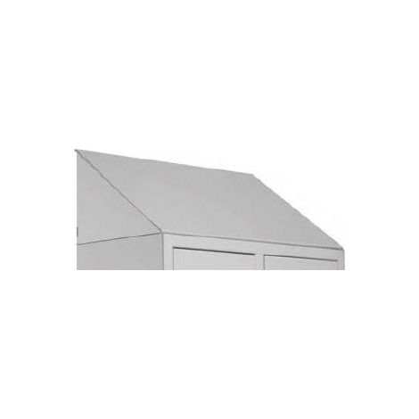 TETTO INCLINATO ANTI POLVERE CM.36X50 PER ARMADIO SPOGLIATOIO SPORCO/PULITO SLIM