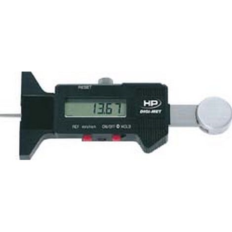 Piccolo Profondimetro Digitale Digi-Met®, Campo Di Misura: 25 Mm, Diametro Dell'Asta Di Misura 2 Millimetri (1/5)