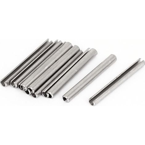 Goupille à Ressort Fendue M4 x 40 mm en acier inoxydable 304 Rouleau Cheville broche 10pcs (1/2)