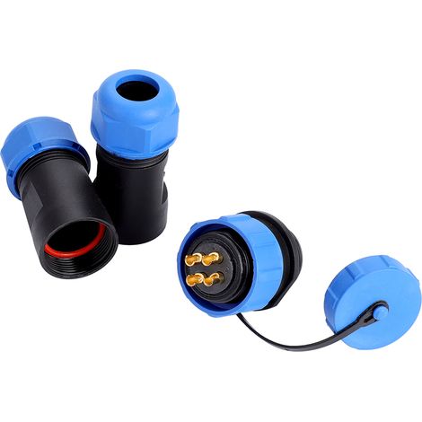SP21 IP68 4-poliger wasserdichter Kunststoff-Luftfahrtstecker (4-polig) (1/5)
