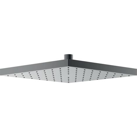 KEUCO Kopfbrause Edition 300 eckig 15 l/min schwarzchrom gebürstet 53086130100 (1/5)