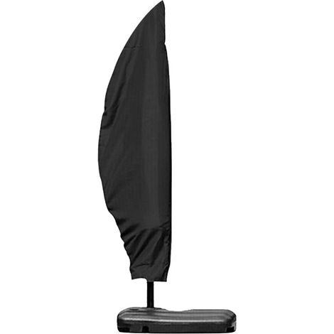 Housse de Parasol Banane en Tissu Oxford Imperméable et Anti-poussière avec Revêtement argenté, Protection UV, pour Parasols Solaires à Montage Latéral en Porte-à-Faux déc (50 70 40cm),Parent (1/5)