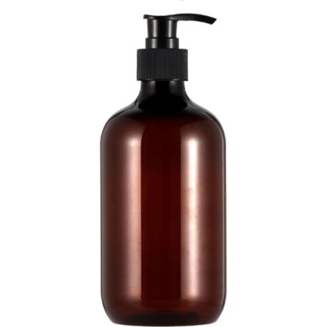 Set di 4 dispenser di sapone in plastica PET – 300 ml – con pompa per lozione nera – Ideali per cucina e bagno - Crezuo (1/4)