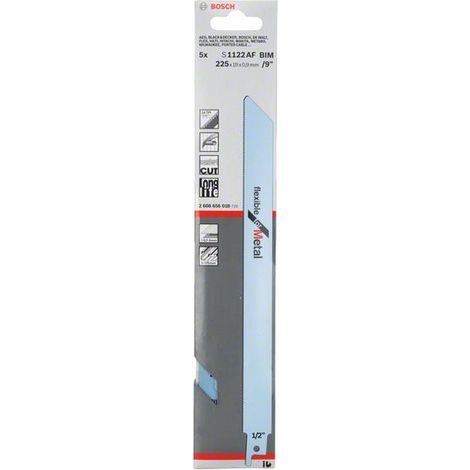 Bosch 5 Säbelsägeblätter S 1122 AF - 2608656018